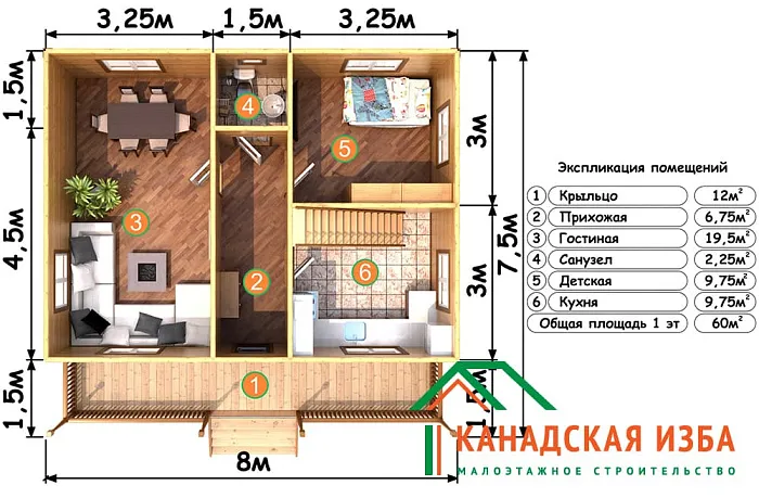 Валдай планировка