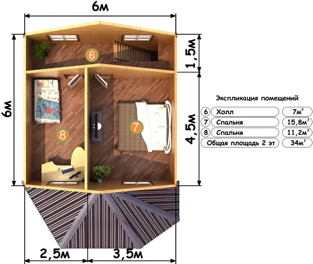 Охотник полутор планировка
