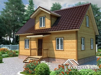Дом Каркасный проект <span></span> "Добрыня" 7 на 9