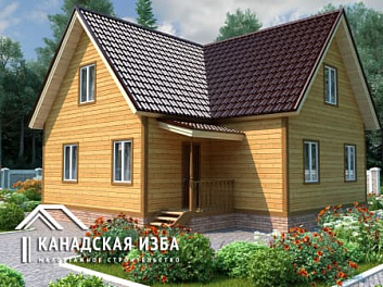 Дом Недорогой зимний дом <span></span> "Садовод 7" 9 на 9