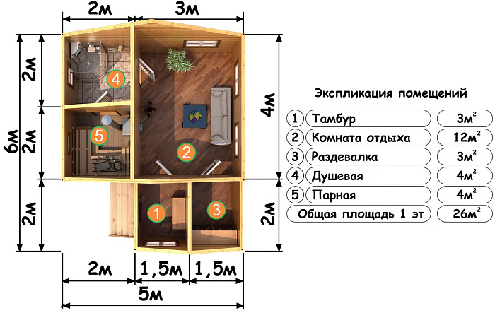  Русская изба планировка