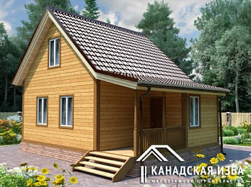 Дом Щитовой дом Лесник 6 на 8