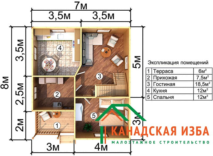  Лесная сказка планировка