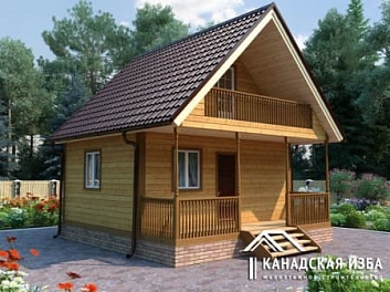 Дом Щитовой дом Садовод 2 6 на 6